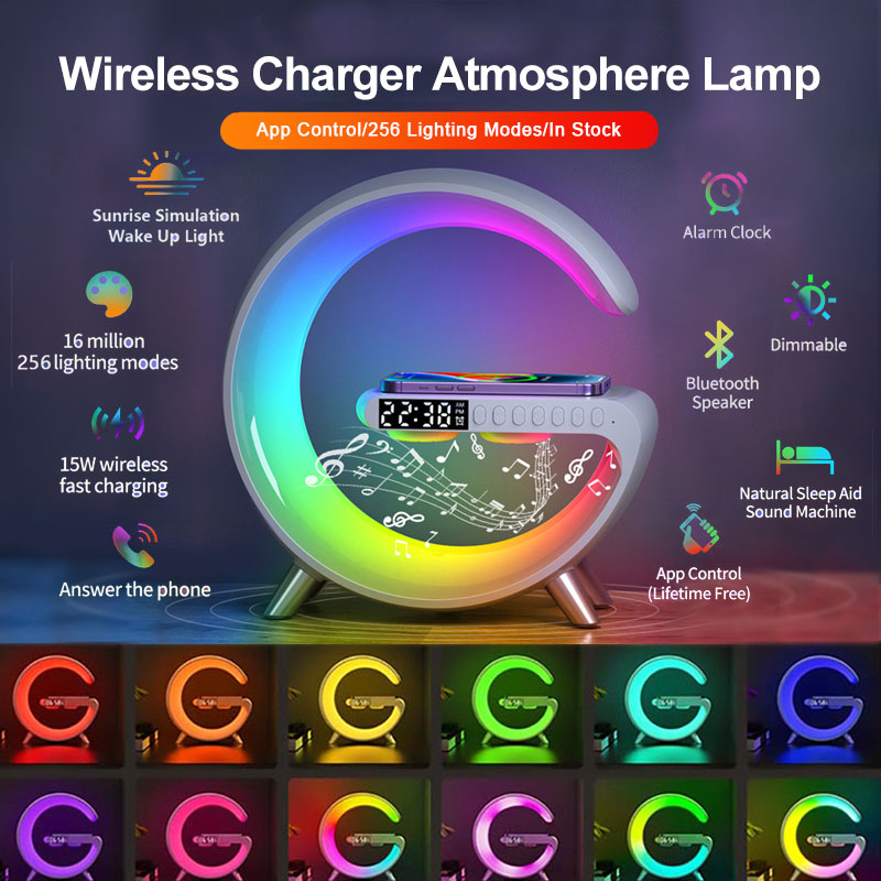Letory™️ G-LED Lamp Bluetooth Speake Wireless Charge