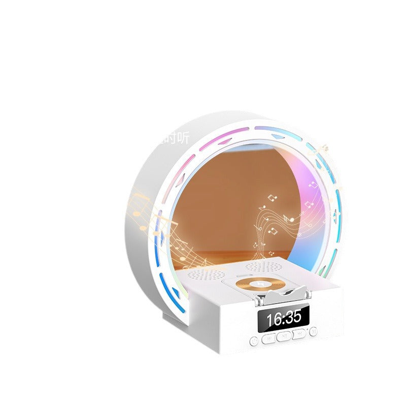 4 In 1 Wireless Bluetooth-compatible Speaker Charging Pad Bedside Lamp By Letory